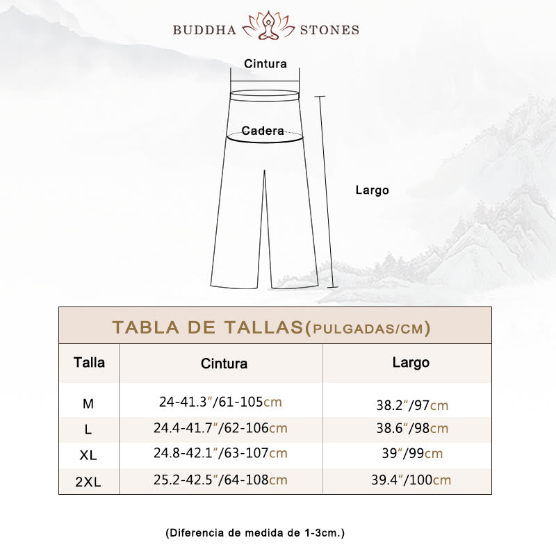 Vestido midi estilo Hanfu con Buddha Stones, pantalones de pierna ancha, ropa de meditación, práctica Zen, Yoga y baile - image 6