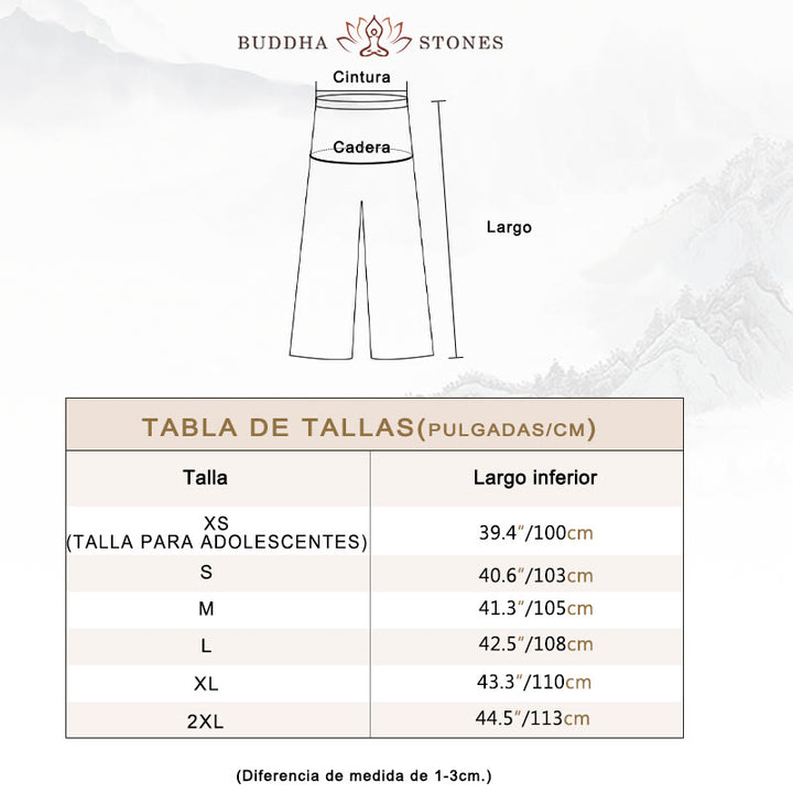 Conjunto de ropa unisex para práctica de meditación, tai chi, qigong, bordada, con nubes auspiciosas y Buddha Stones
