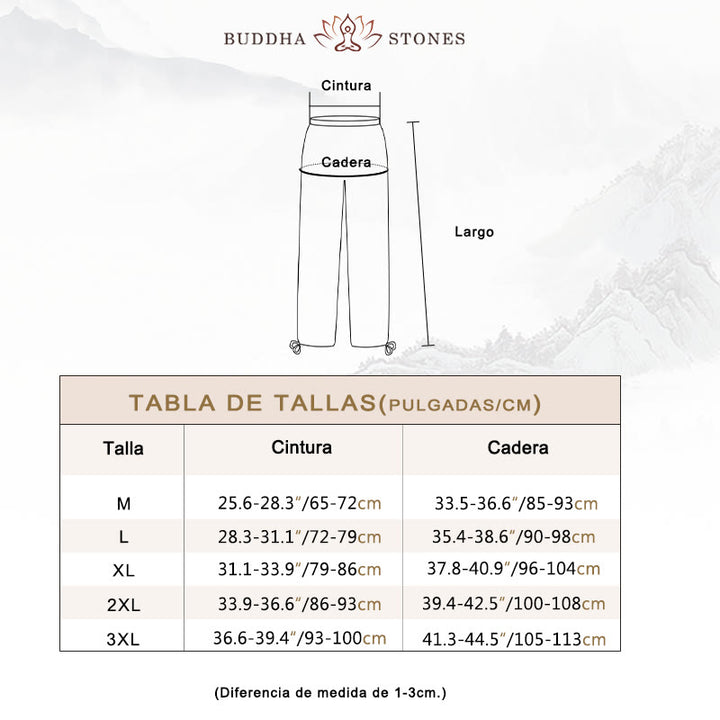 Conjunto de ropa de yoga para hombre con diseño de botón de rana china y Buddha Stones, de lino y algodón para meditación y oración - image 6