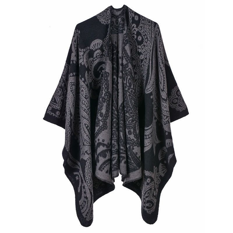 Buddha Stones para otoño e invierno, bufanda acogedora - Gris oscuro - 130 x 150 cm - image 10