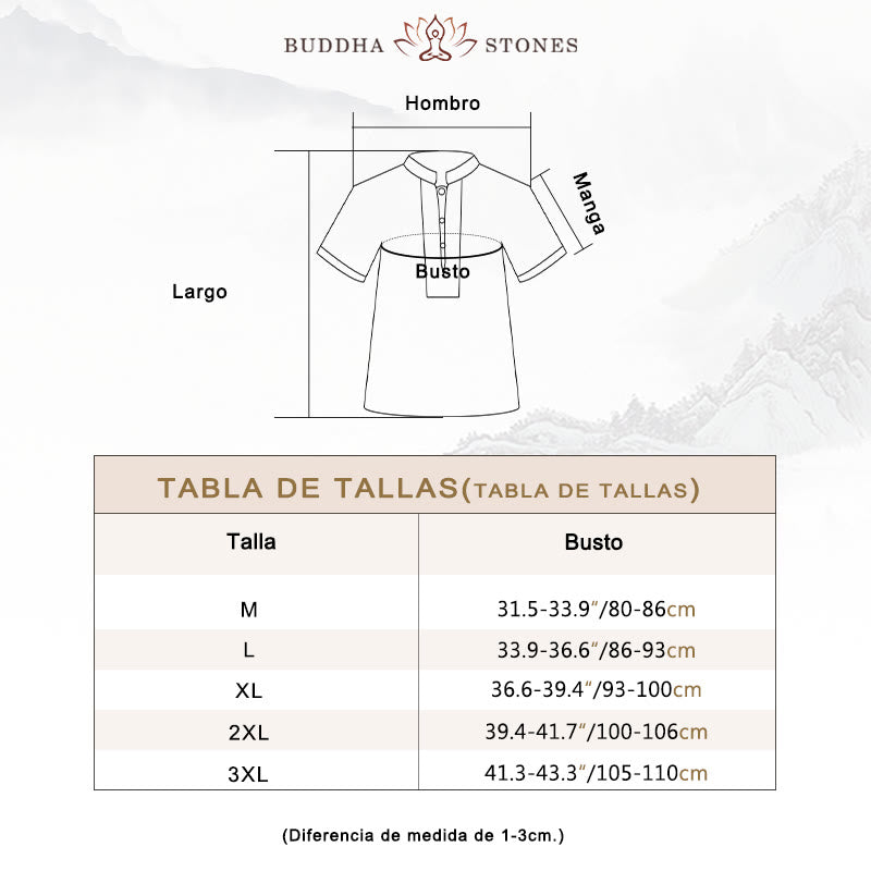 Conjunto de ropa de lino y algodón para hombre con Buddha Stones, meditación espiritual zen y práctica de oración - image 5