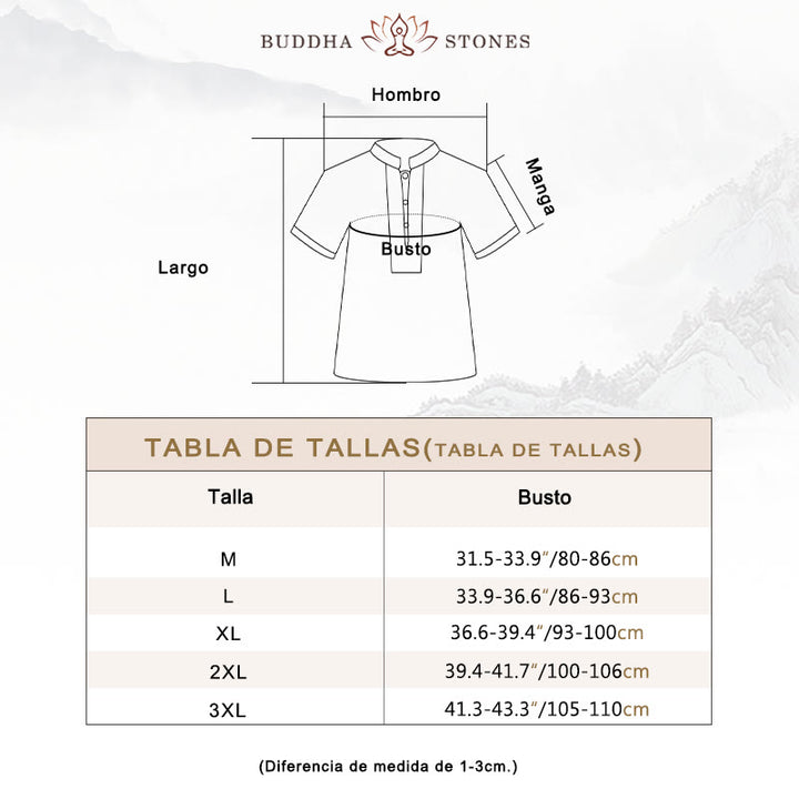 Conjunto de ropa de lino y algodón para hombre con Buddha Stones, meditación espiritual zen y práctica de oración - image 5