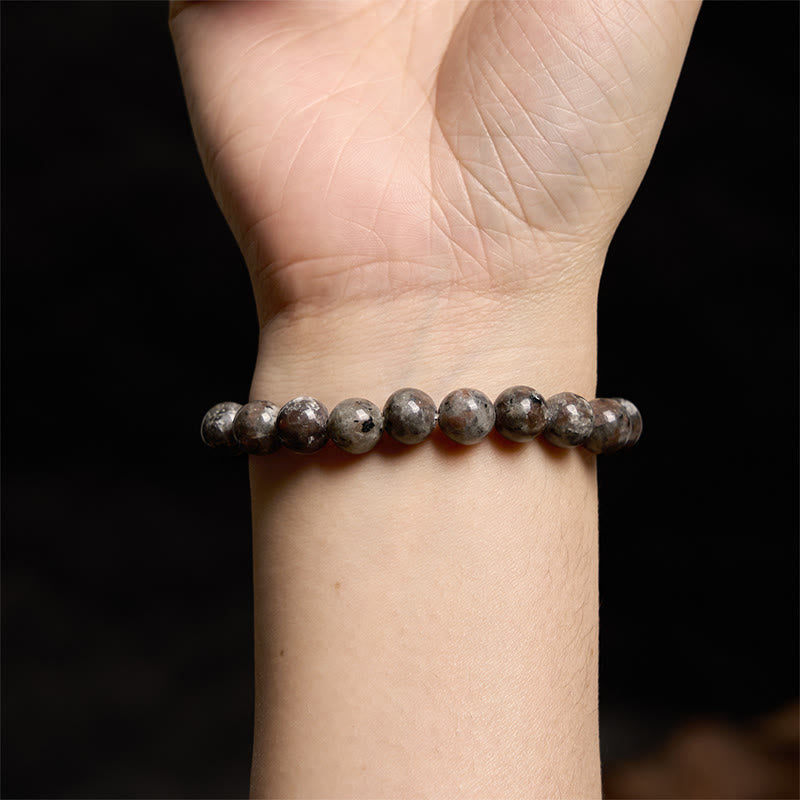 Pulsera creativa de yooperlita con Buddha Stones