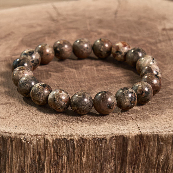 Pulsera creativa de yooperlita con Buddha Stones