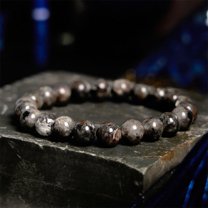 Pulsera creativa de yooperlita con Buddha Stones