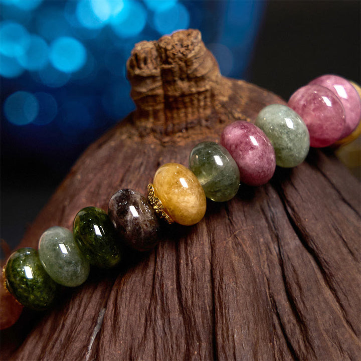 Pulsera de jade, turmalina y Buddha Stones con amor seguro y saludable