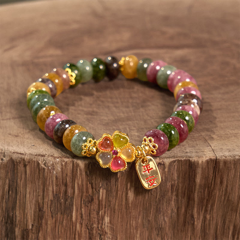 Pulsera de jade, turmalina y Buddha Stones con amor seguro y saludable