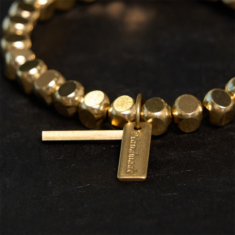 Pulsera curativa de cobre con Buddha Stones