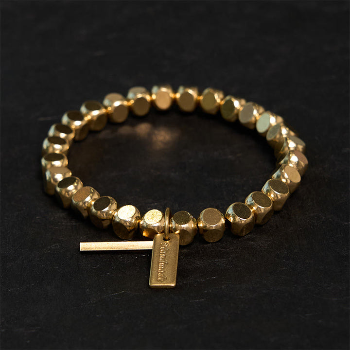 Pulsera curativa de cobre con Buddha Stones