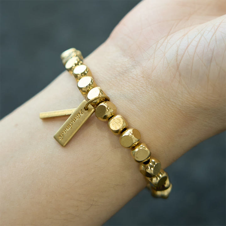 Pulsera curativa de cobre con Buddha Stones