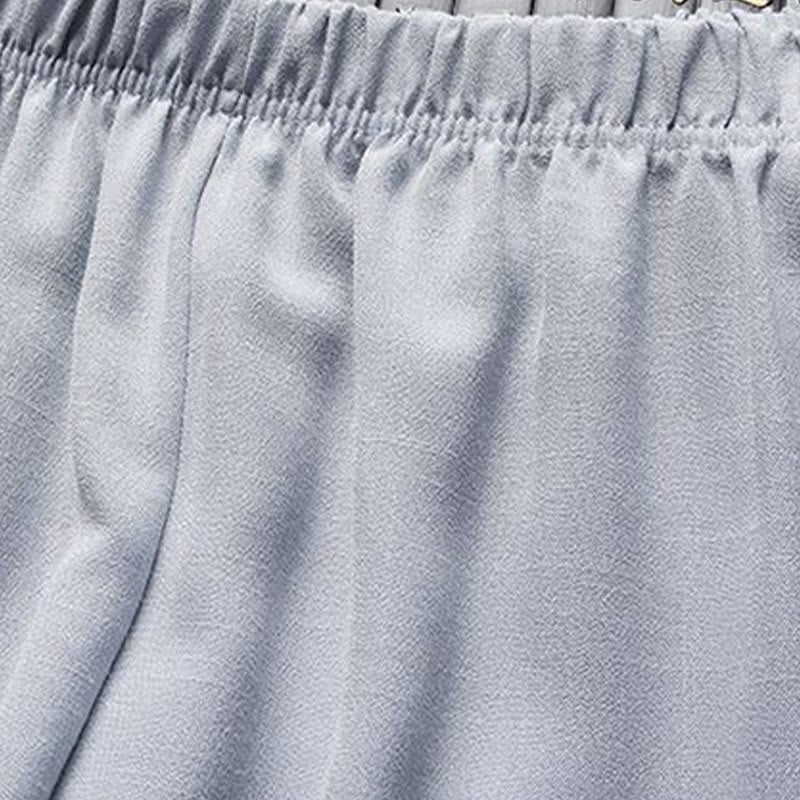 Conjunto de 2 piezas de traje Tang con botones de rana y camisa de manga larga para hombre, color liso, con Buddha Stones - image 14