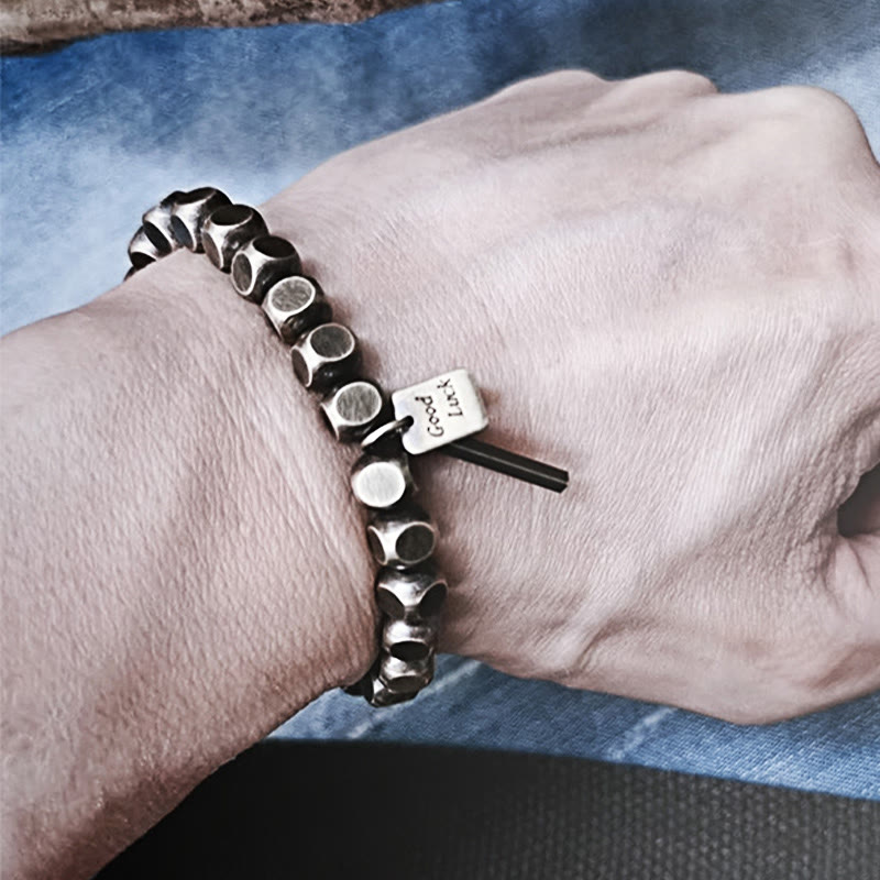 Pulsera de cobre con Buddha Stones para la buena suerte y la riqueza