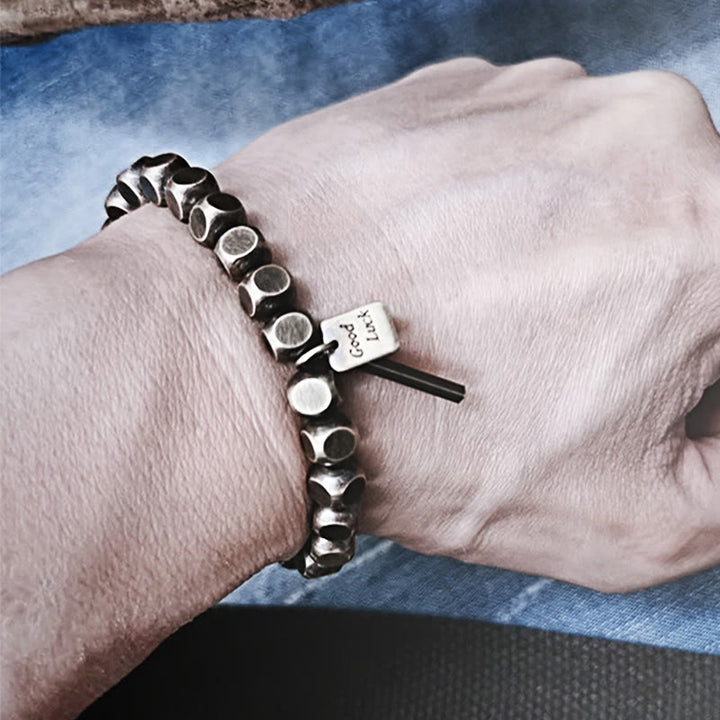 Pulsera de cobre con Buddha Stones para la buena suerte y la riqueza