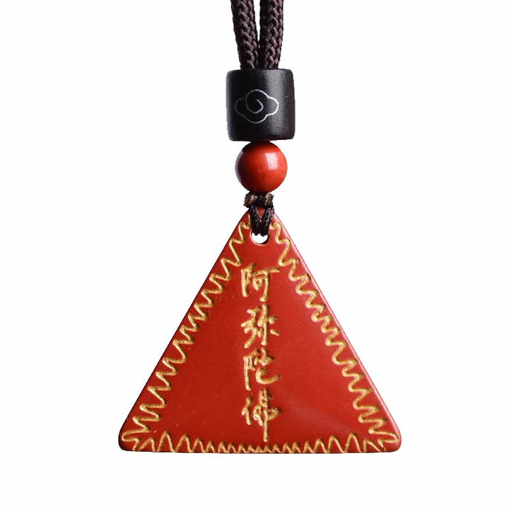 Colgante de collar de Amitabha con Buddha Stones