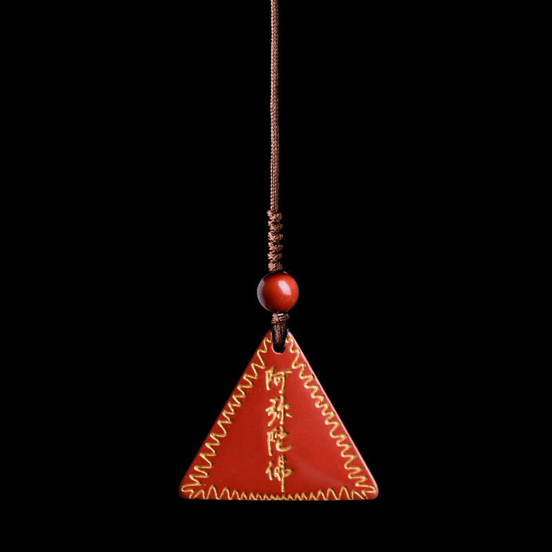 Colgante de collar de Amitabha con Buddha Stones