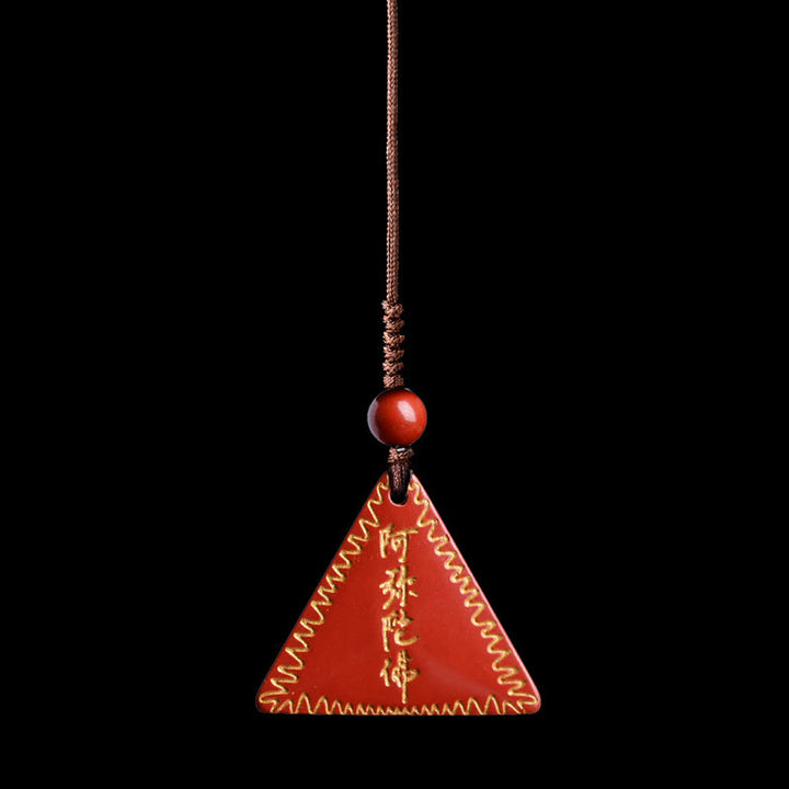 Colgante de collar de Amitabha con Buddha Stones