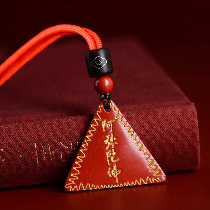 Colgante de collar de Amitabha con Buddha Stones