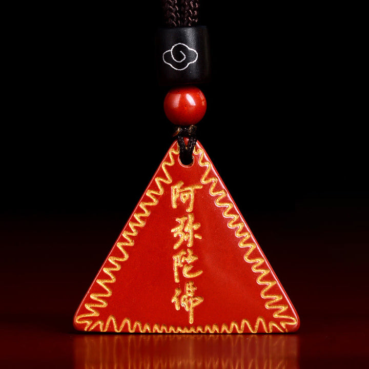 Colgante de collar de Amitabha con Buddha Stones
