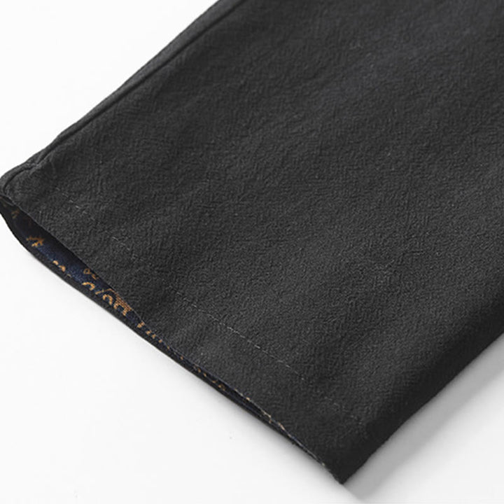 Chaqueta de algodón de largo medio con doble cara para hombre de Buddha Stones Fall - image 14