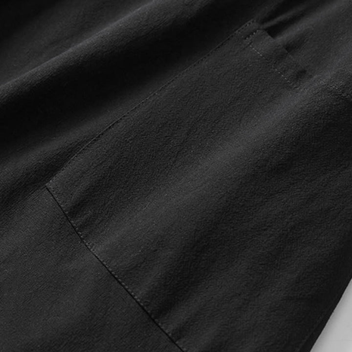 Chaqueta de algodón de largo medio con doble cara para hombre de Buddha Stones Fall - image 15