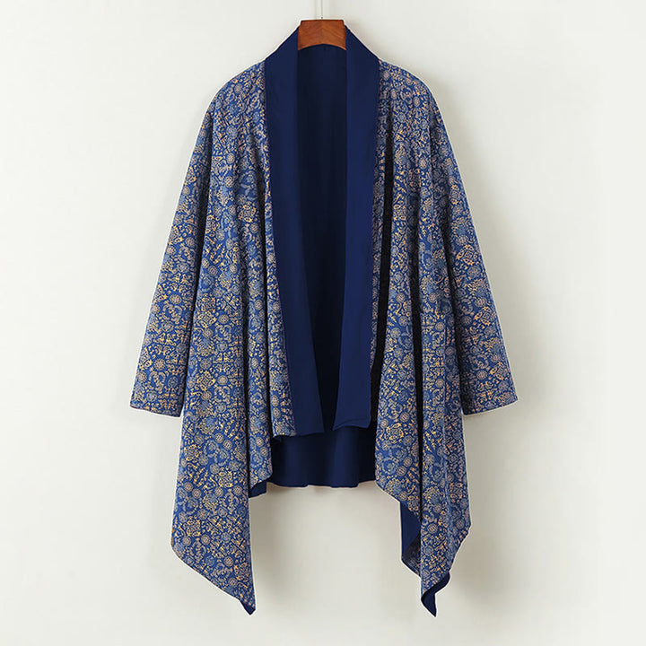Chaqueta de algodón de largo medio con doble cara para hombre de Buddha Stones Fall