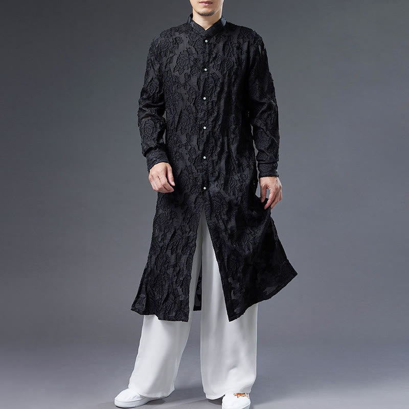 Abrigo de algodón con Buddha Stones para hombre