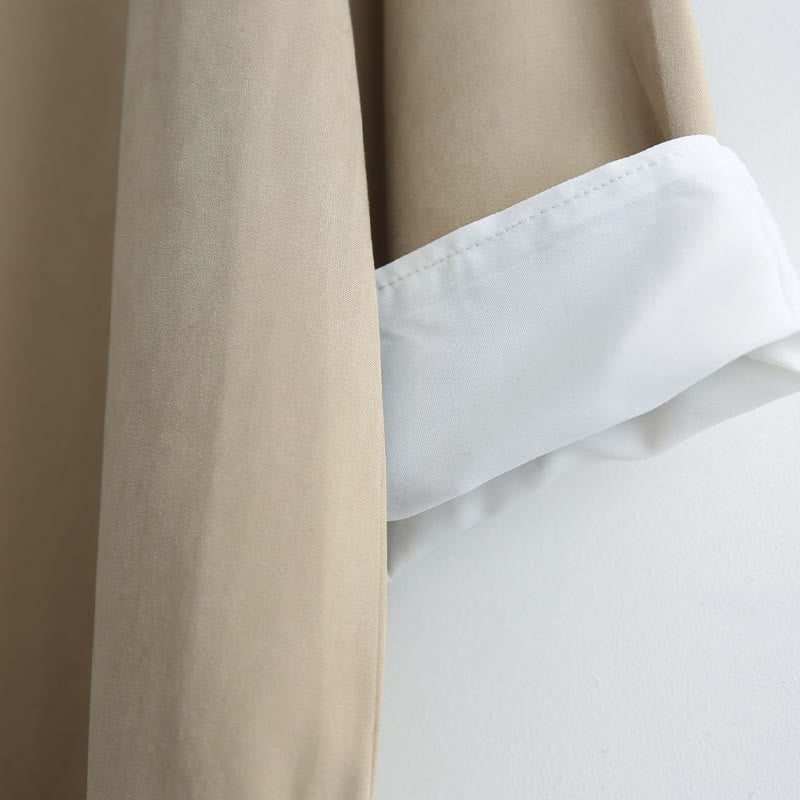 Traje Tang de algodón con botones de rana y color sólido para hombre, con Buddha Stones y caída - image 17