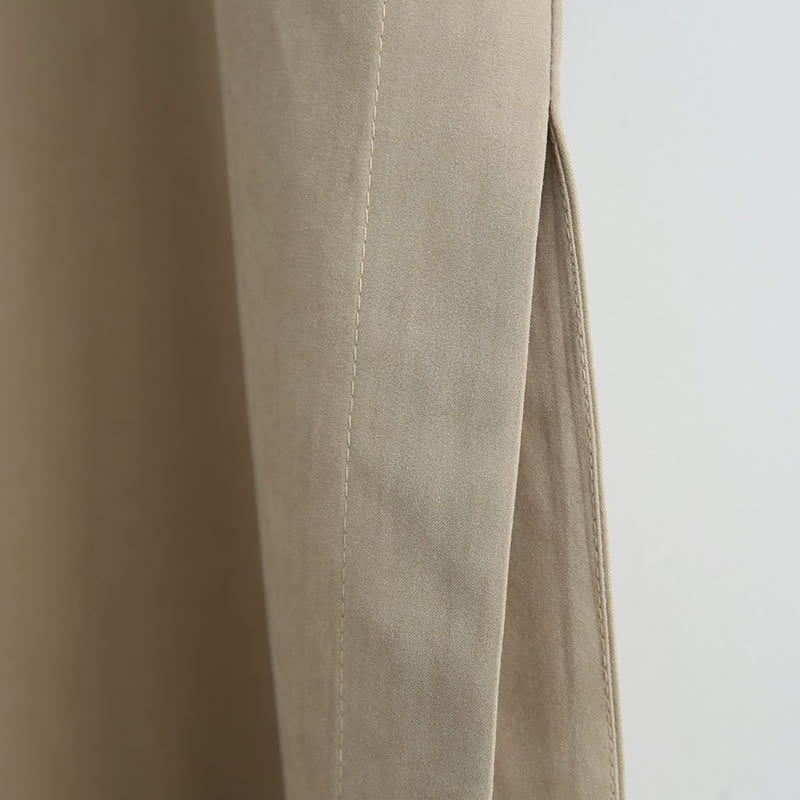 Traje Tang de algodón con botones de rana y color sólido para hombre, con Buddha Stones y caída - image 18