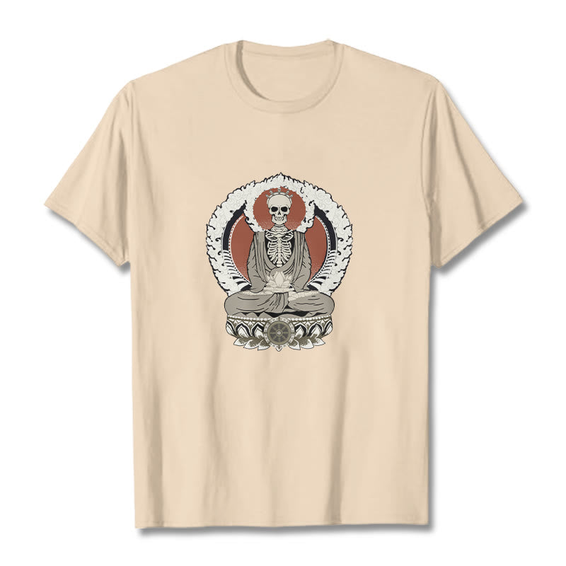 Camiseta con estampado de esqueleto de Buddha Stones - Sopa de mariscos - 2XL - image 8