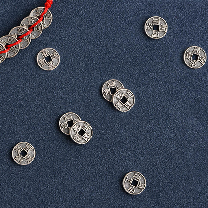 Pulsera trenzada de plata de Buddha Stones , hilo rojo, protección de la suerte - image 18