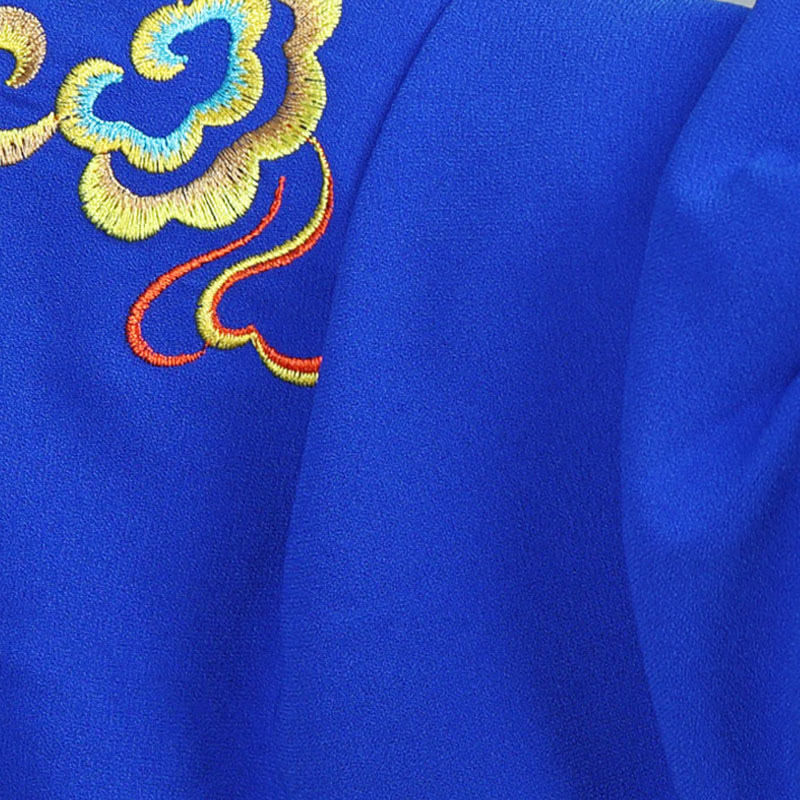Conjunto de ropa unisex de algodón con Buddha Stones, 2 piezas, nubes auspiciosas de colores otoñales, meditación de Tai Chi, Qigong y Zen
