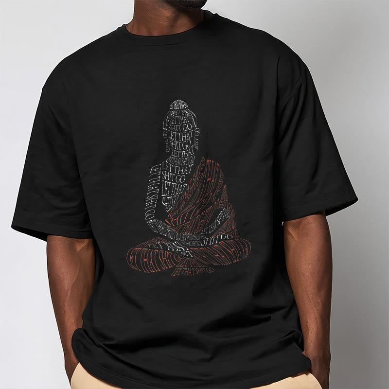 Camiseta con Buddha Stones de Buda, deja ir esa mierda - image 6