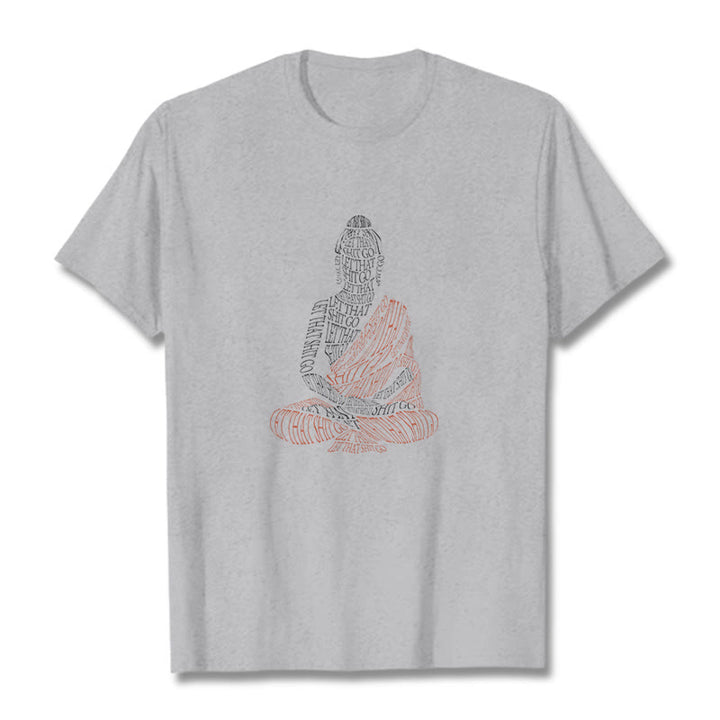 Camiseta con Buddha Stones de Buda, deja ir esa mierda - Gris claro - 2XL - image 19