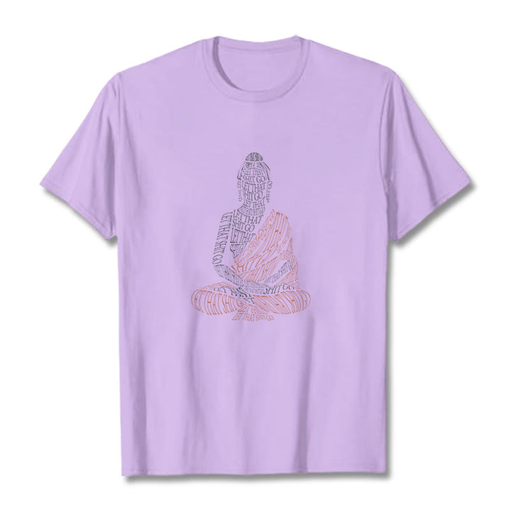 Camiseta con Buddha Stones de Buda, deja ir esa mierda - Ciruela - 2XL - image 16