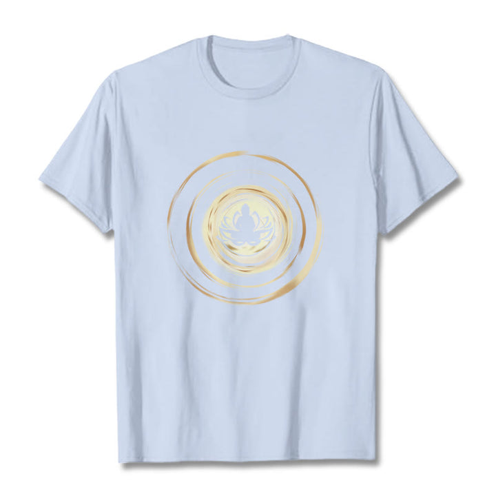 Camiseta con estampado de Buddha Stones de Buda - Cian claro - 2XL - image 19