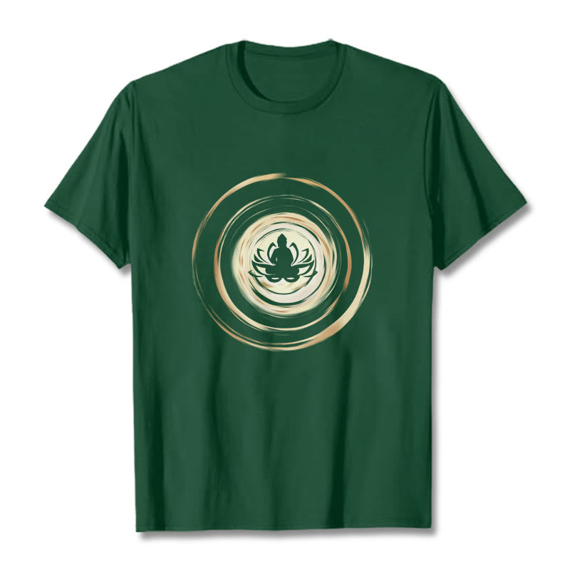 Camiseta con estampado de Buddha Stones de Buda - Verde bosque - 2XL - image 10