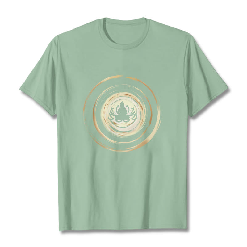 Camiseta con estampado de Buddha Stones de Buda - Verde pálido - 2XL - image 14