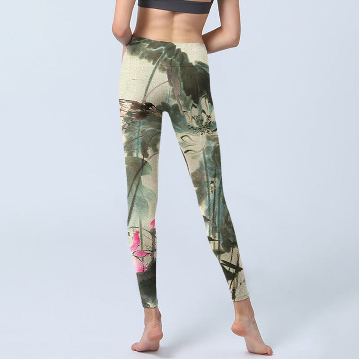 Leggings de yoga para mujer con estampado de Buddha Stones - image 7