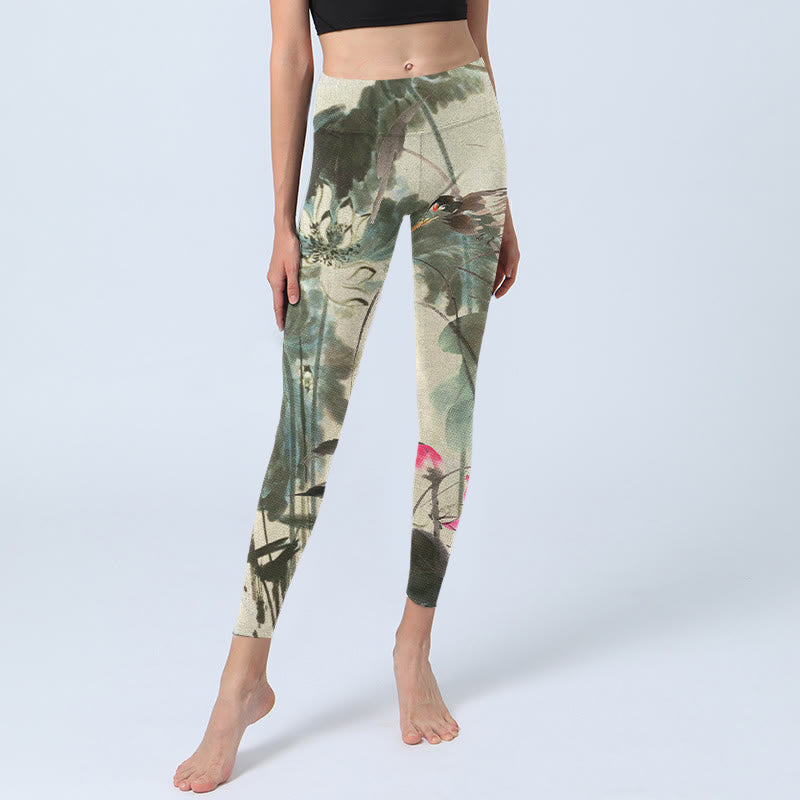 Leggings de yoga para mujer con estampado de Buddha Stones - image 5