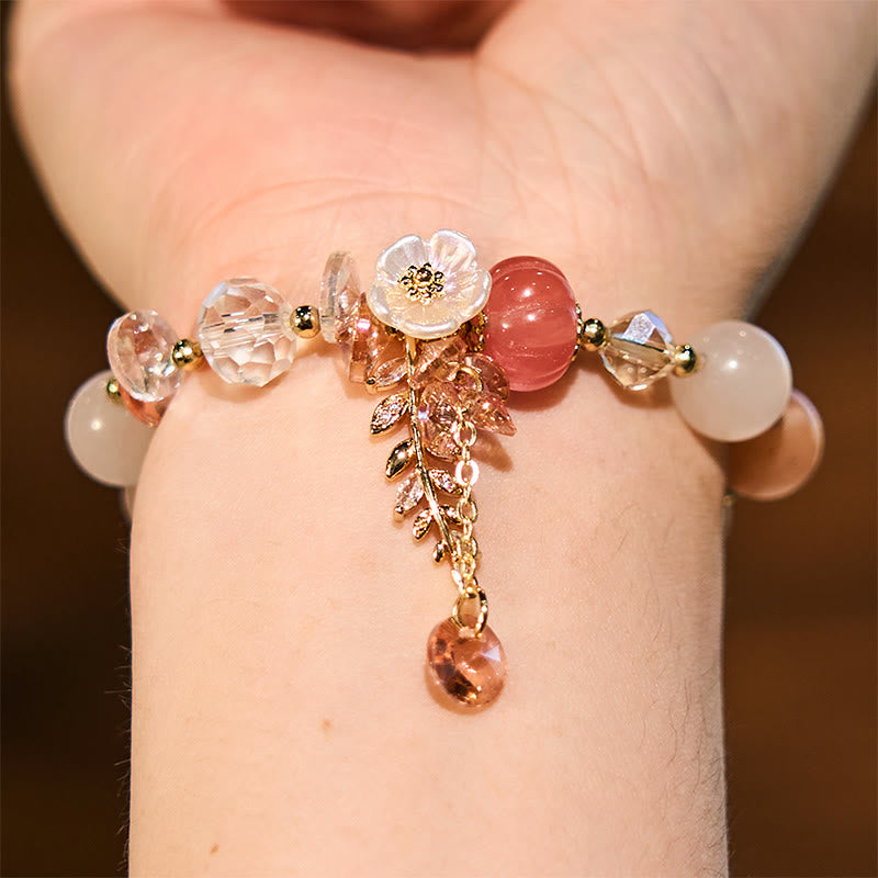 Pulsera curativa con Buddha Stones, cristal azul, amatista, piedra solar, aventurina verde