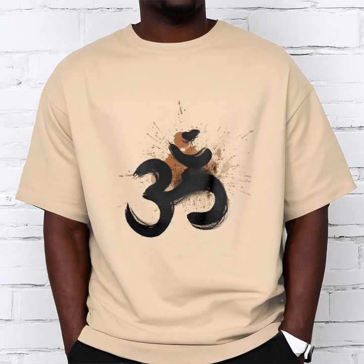Camiseta de algodón con diseño sánscrito OM de Buddha Stones - image 13