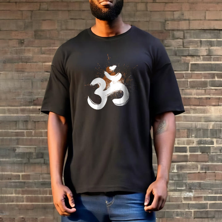 Camiseta de algodón con diseño sánscrito OM de Buddha Stones - image 6