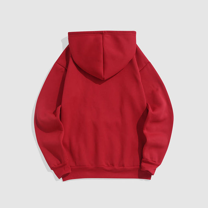 Buddha Stones Sudadera con capucha y forro polar con diseño de pez koi y loto - image 12