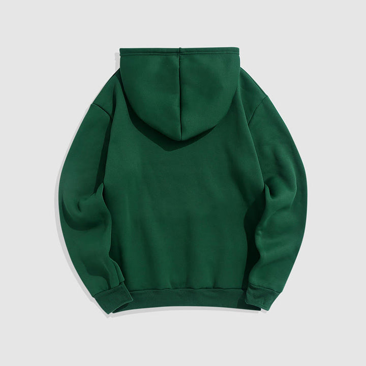 Buddha Stones Sudadera con capucha y forro polar con diseño de pez koi y loto - image 3