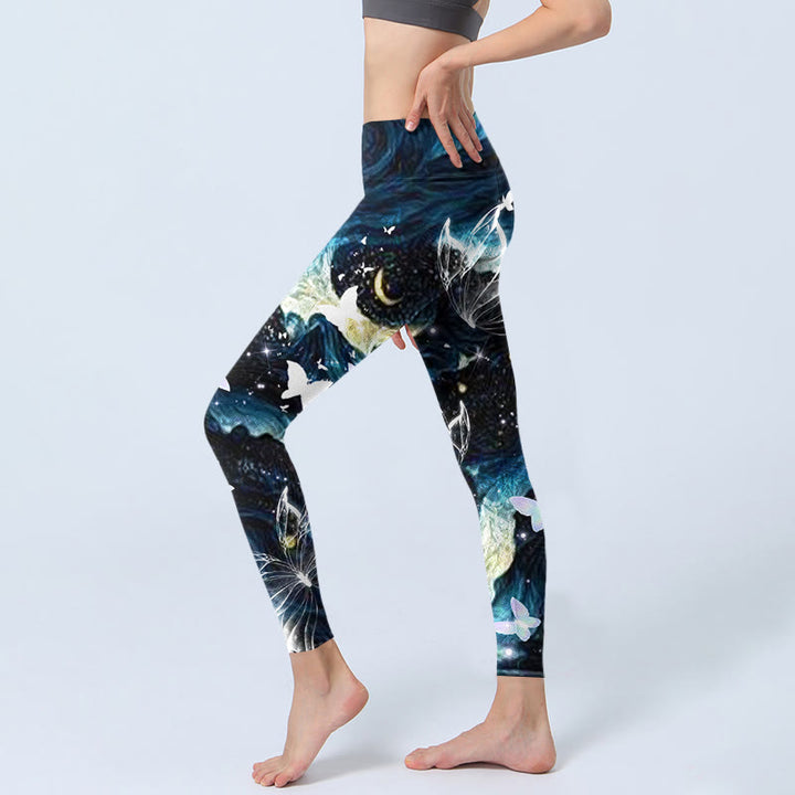 Leggings de yoga para mujer con estampado de Buddha Stones - image 3