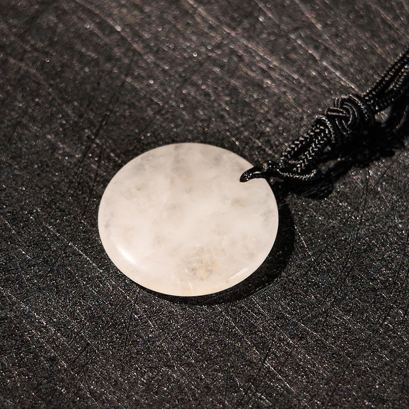 Buddha Stones Vairocana Tathagata Mantra sánscrito varios cristales negro obsidiana verde Aventurina fuerza COLLAR COLGANTE