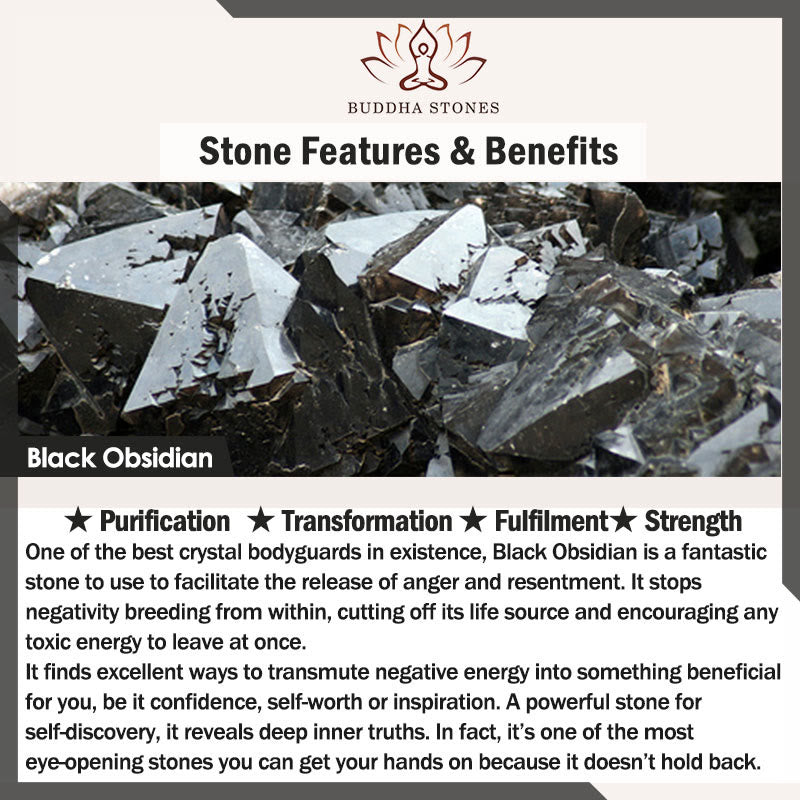 Buddha Stones Vairocana Tathagata Mantra sánscrito varios cristales negro obsidiana verde Aventurina fuerza COLLAR COLGANTE