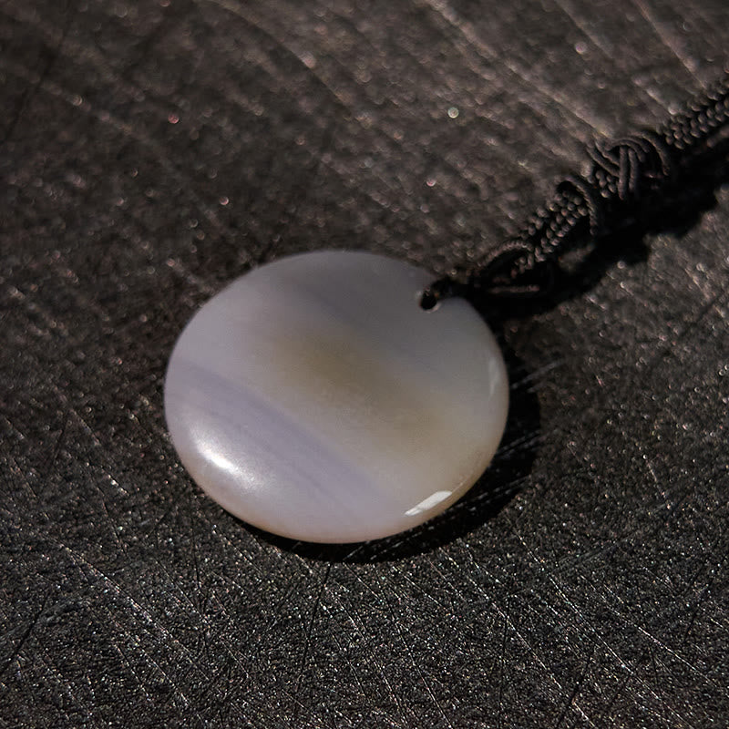 Buddha Stones Vajra Dorje patrón sánscrito Natural varios cristales negro obsidiana cumplimiento collar colgante