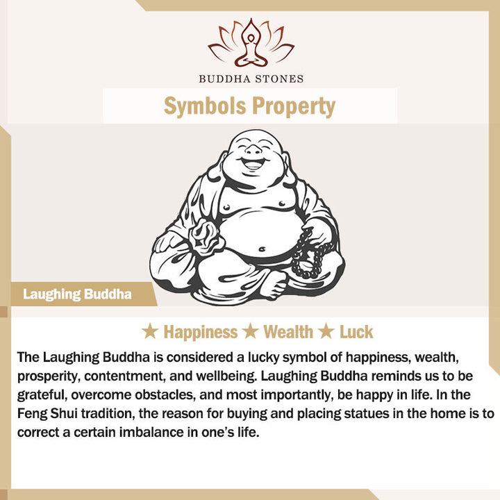 Pulsera de transformación positiva de Buda sonriente con obsidiana arcoíris y Buddha Stones