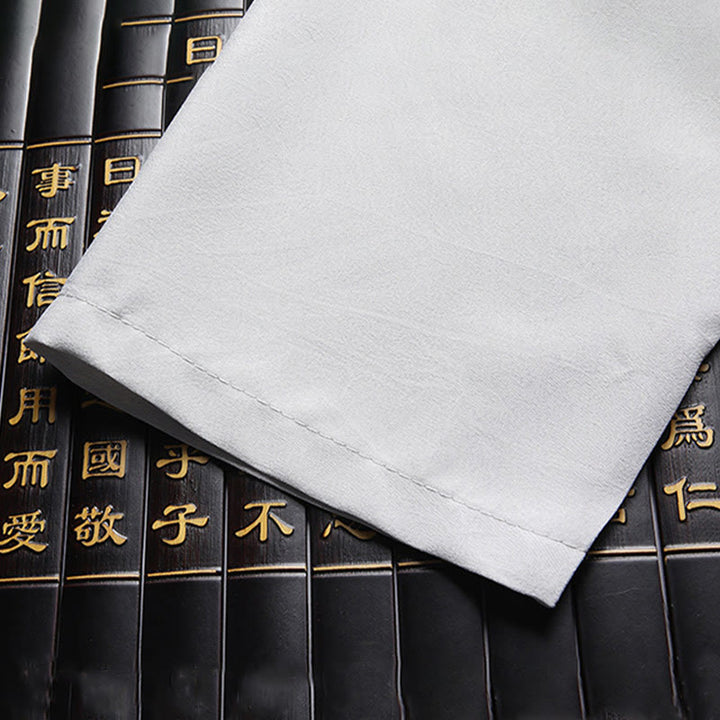 Traje Tang con Buddha Stones para Año Nuevo chino, uniforme tradicional Hanfu, camiseta de manga larga, pantalones, conjunto para hombre - image 12